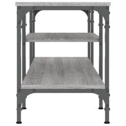 Berkfield Home TV Cabinet Grey Sonoma 121x35x45 cm Engineered Wood&Iron - Size: 121 x 35 x 45 cm - thumbnail 5