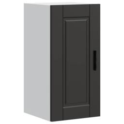 Berkfield Home Kitchen Wall Cabinet¬†Porto Black Engineered Wood - thumbnail 2