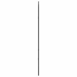Berkfield Home Wall Mirror Black 80x35 cm Oval - thumbnail 4