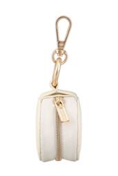 SHEONLY Women's Mini Portable PU Leather Travel Jewellery Box in White - thumbnail 2