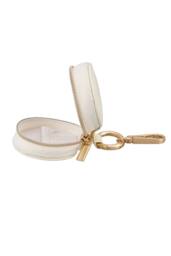 SHEONLY Women's Mini Portable PU Leather Travel Jewellery Box in White - thumbnail 4