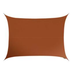 Primrose 4m x 3m Water Resistant Patio Sun Shade Sail 96.5% UV Block Free Rope in Terracotta - thumbnail 1