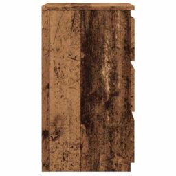Berkfield Home Bedside Cabinets 2 pcs Old Wood 40x35x62.5 cm Engineered Wood in Brown - thumbnail 6
