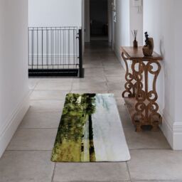 Benjamin Tate Design Vintage Cow Runner Rug in Natural - Size: 67 cm x 230 cm - thumbnail 3