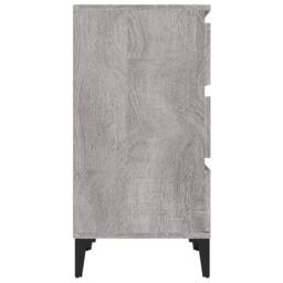 Berkfield Home Bedside Cabinet Grey Sonoma 40x35x70 cm Engineered Wood - Size: 40 x 35 x 70 cm - thumbnail 8