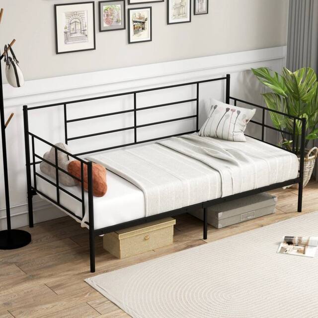 Kelvenix 2-in-1 Sofa Bed Single Size Daybed in Black - image 1