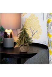 Netagon Decorative Gold Finish Mini Christmas Tree in Hessian Bag in Green - thumbnail 1