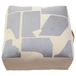 Orsina Bosie Ozella Square Floor Cushion in Grey - thumbnail 1