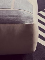 Orsina Bosie Ozella Square Floor Cushion in Grey - thumbnail 3