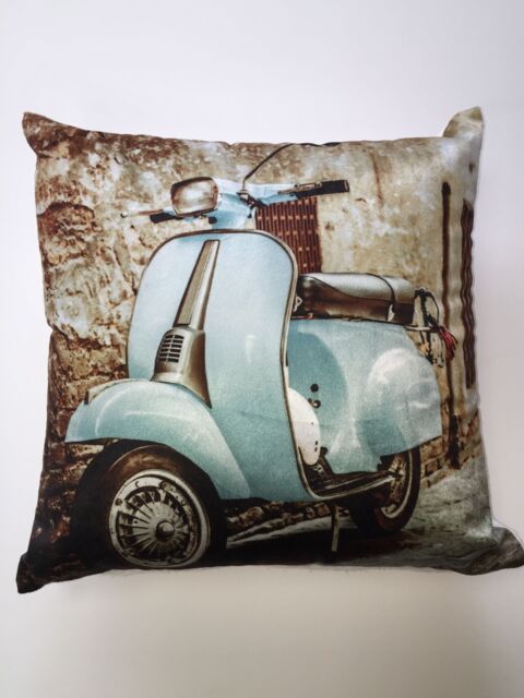 Rapport Home Scooter Cushion Cover Blue (43x43 cm) - Size: 43 cm x 43 cm - image 1
