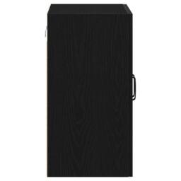 Berkfield Home Wall Cabinet Black Oak 60x31x60 cm Engineered Wood - Size: 60 x 31 x 60 cm - thumbnail 7