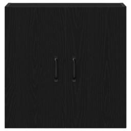 Berkfield Home Wall Cabinet Black Oak 60x31x60 cm Engineered Wood - Size: 60 x 31 x 60 cm - thumbnail 6