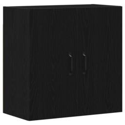 Berkfield Home Wall Cabinet Black Oak 60x31x60 cm Engineered Wood - Size: 60 x 31 x 60 cm - thumbnail 3