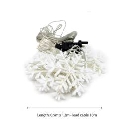 Voltico Snowflake Curtain Lights 234 White LED 0.9x1.2m in Cool White - Size: 10m - thumbnail 4