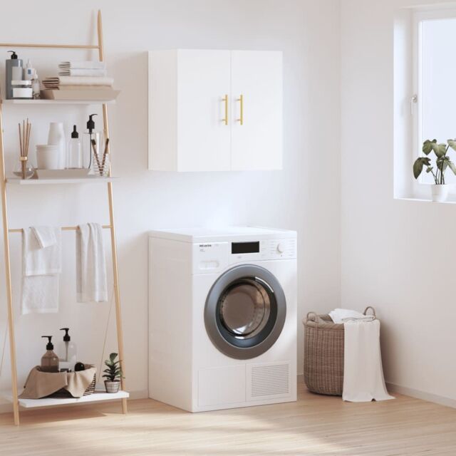 Berkfield Home Wall Cabinet White 60x31x60 cm Engineered Wood - Size: 60 x 31 x 60 cm - image 1