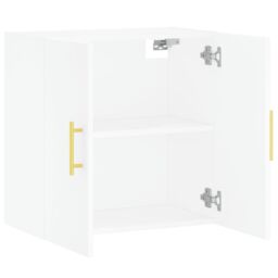 Berkfield Home Wall Cabinet White 60x31x60 cm Engineered Wood - Size: 60 x 31 x 60 cm - thumbnail 6