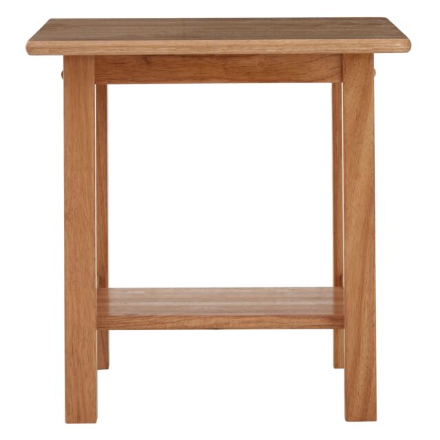 Orsina Contemporary Square Side Table, Solid Wood Side Table, Modern Wood Nightstand, Wooden Bedside Table in Natural - image 1
