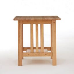Orsina Contemporary Square Side Table, Solid Wood Side Table, Modern Wood Nightstand, Wooden Bedside Table in Natural - thumbnail 3