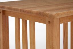 Orsina Contemporary Square Side Table, Solid Wood Side Table, Modern Wood Nightstand, Wooden Bedside Table in Natural - thumbnail 4