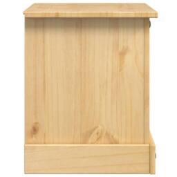 Berkfield Home Beautiful Bedside Cabinet Corona 53x39x50 cm Solid Wood Pine in Light Brown - Size: 53 x 39 x 50 cm - thumbnail 5