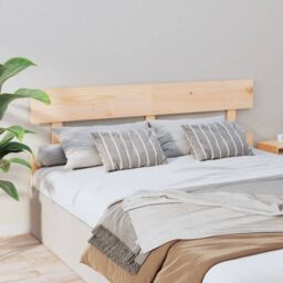 Berkfield Home Bed Headboard 154x3x81 cm Solid Wood Pine in Brown - Size: 154 x 3 x 81 cm - thumbnail 4