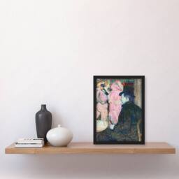 Artery8 Toulouse Lautrec Framed Wall Art Print Maxime Dethomas Portrait - Size: A4 - thumbnail 2