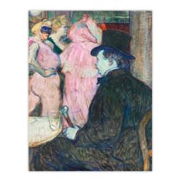 Artery8 Toulouse Lautrec Framed Wall Art Print Maxime Dethomas Portrait - Size: A4 - thumbnail 3