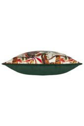 Wylder Tropics Kali Jungle Tigers Piped Satin Feel Polyester Filled Cushion in Ivory - Size: 43 cm x 43 cm - thumbnail 3