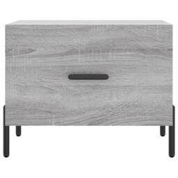 Berkfield Home Coffee Tables 2 pcs Grey Sonoma 50x50x40 cm Engineered Wood - Size: 50 x 50 x 40 cm - thumbnail 6