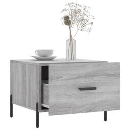 Berkfield Home Coffee Tables 2 pcs Grey Sonoma 50x50x40 cm Engineered Wood - Size: 50 x 50 x 40 cm - thumbnail 4