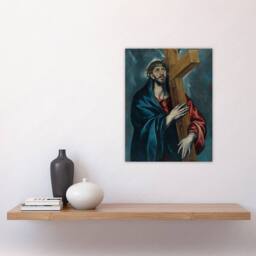"Artery8 Jesus Christ Carrying The Cross El Greco Wall Art Poster Print - Size: W12"" x H16""" - thumbnail 4