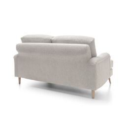 Abakus Direct Harper 2-Seater Sofa - Durable & Easy Clean Upholstery in Cream - thumbnail 6
