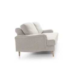 Abakus Direct Harper 2-Seater Sofa - Durable & Easy Clean Upholstery in Cream - thumbnail 4