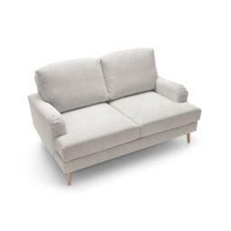 Abakus Direct Harper 2-Seater Sofa - Durable & Easy Clean Upholstery in Cream - thumbnail 7