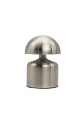 KDMD Dome Mushroom Silver Touch Lamp - Rechargeable USB-C LED Light (400W)
