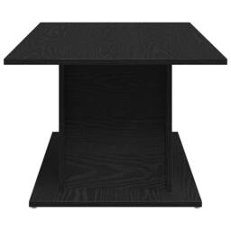 Berkfield Home Coffee Table Black Oak 102x55, 5x40 cm cm Engineered Wood - thumbnail 6