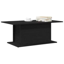 Berkfield Home Coffee Table Black Oak 102x55, 5x40 cm cm Engineered Wood - thumbnail 3