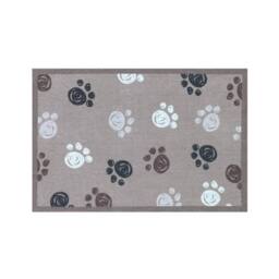 The Rug Shop UK Beige Cream Modern Abstract Easy to Clean Mat - Size: 50 cm x 75 cm - thumbnail 1