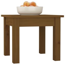 Berkfield Home Coffee Table Honey Brown 35x35x30 cm Solid Wood Pine - Size: 35 x 35 x 30 cm - thumbnail 6