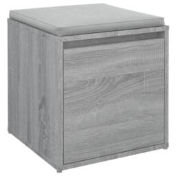 Berkfield Home Box Drawer Grey Sonoma 40.5x40x40 cm Engineered Wood - thumbnail 4