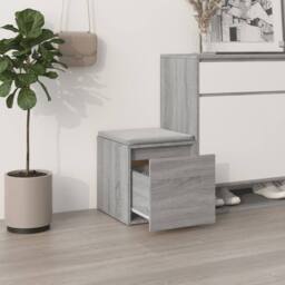 Berkfield Home Box Drawer Grey Sonoma 40.5x40x40 cm Engineered Wood - thumbnail 3