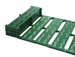 Primrose Instant Roll Out Garden Path Green Plastic Chevron 3m - Pack of 1 in Brown - thumbnail 5