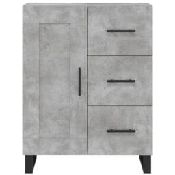 Berkfield Home Highboard Concrete Grey 69.5x34x180 cm Engineered Wood - thumbnail 8
