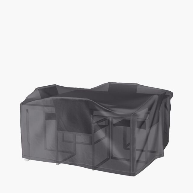Ruma AeroCover Square Garden Tables Waterproof Breathablen Polyester Cover W130xD130xH85cm in Dark Grey - Size: 1 Pack