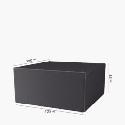 Ruma AeroCover Square Garden Tables Waterproof Breathablen Polyester Cover W130xD130xH85cm in Dark Grey - Size: 1 Pack - thumbnail 6