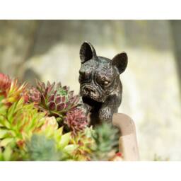 Jardinopia French Bulldog Plant Pot Hanger in Bronze - thumbnail 2