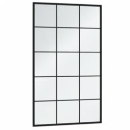 Berkfield Home Wall Mirrors 3 pcs Black 100x60 cm Metal - thumbnail 3