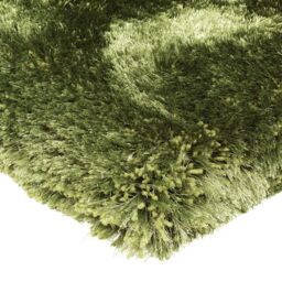 The Rug Shop UK Green Handmade Modern Plain Polyester Easy To Clean Green Area Rug - Size: 160 cm x 230 cm - thumbnail 2