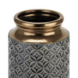 Love Lace Seville Collection Lebes Squat Vase in Grey - thumbnail 2