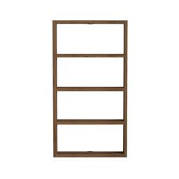 CALICOSY LYA 4-Shelf Wall Shelf, 80Cm High in Walnut - thumbnail 3